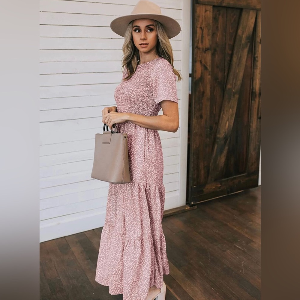 Smocked Maxi Dress Size SMALL
